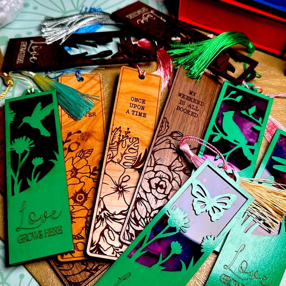 Handmade Wooden Bookmarks With Tassel, Buyers Choice - Picture 1 of 1